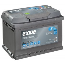 Автомобильный аккумулятор EXIDE Premium Carbon Boost 6СТ-61Ah АзЕ 600A (EN) EA612