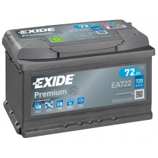 Автомобильный аккумулятор EXIDE Premium Carbon Boost 6СТ-72Ah АзЕ 720A (EN) EA722