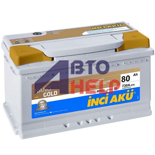 Автомобильный аккумулятор INCI AKU EFB 6СТ-80Ah АзЕ 730A (EN) L4080073013