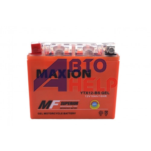 Аккумулятор мото MAXION YTX 12Ah GEL YTX12-BS