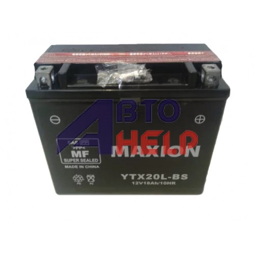 Аккумулятор мото MAXION 18Ah YTX20L-BS