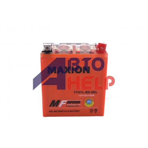 Аккумулятор мото MAXION YTX 7Ah GEL YTX7L-BS