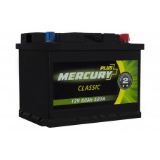 Автомобильный аккумулятор MERCURY CLASSIC Plus 6СТ-60Ah АзЕ 520A (EN)