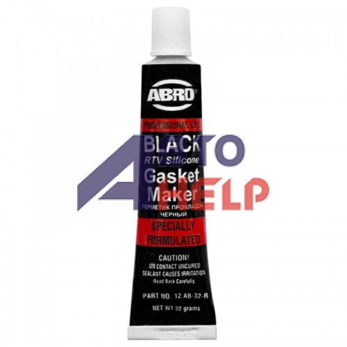 Герметик прокладок ABRO Black Gasket Maker чёрный +260°C 12-AB CH 32г