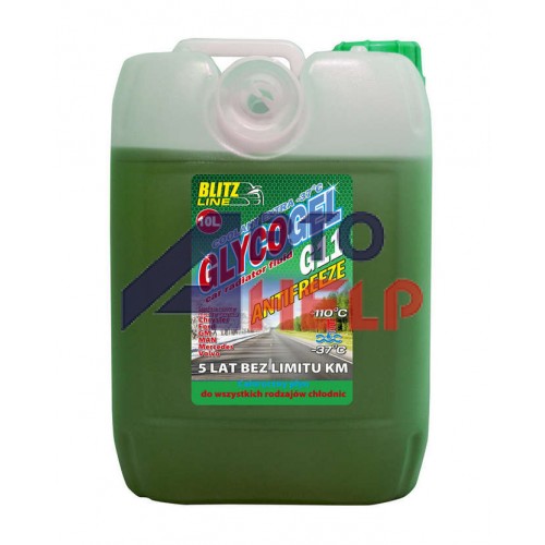 Антифриз Blitz Line Glycogel G11 ready-mix -37°C зеленый 10л