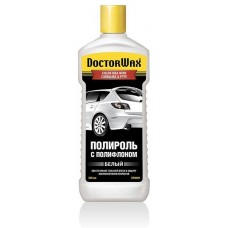 Полироль DoctorWax Color Wax with Carnauba & PTFE с полифлоном белый DW8409 300мл