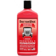 Полироль DoctorWax Color Wax with Carnauba & PTFE с полифлоном темно-красный DW8425 300мл