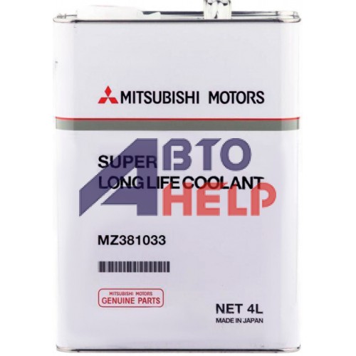 Антифриз MITSUBISHI Super Long Life Coolant G11 концентрат -80°C зеленый 4л MZ381033