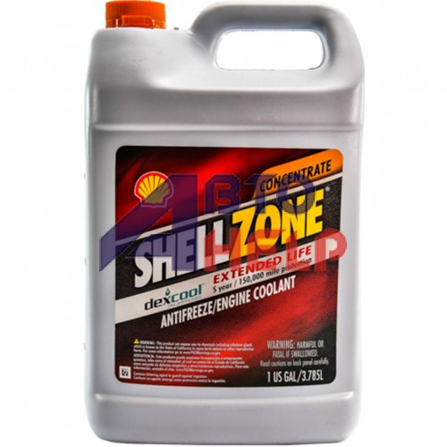 Антифриз SHELL SHELLZONE Extended Life Antifreeze/Engine Coolant G12 концентрат -80°C красный 4л 9404006021