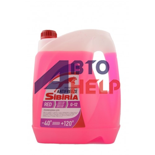 Антифриз SIBIRIA G12 -40°C красный 5л