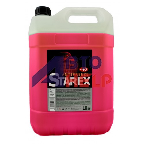 Антифриз Starex G12 -40°C красный 10л