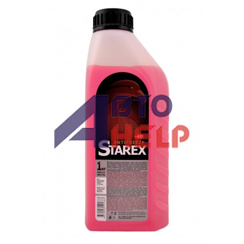 Антифриз Starex G12 -40°C красный 1л