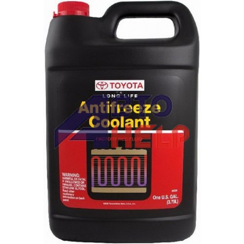 Антифриз TOYOTA Super Long Life Antifreeze/Coolant G12 -37°C красный 4л 00272SLLC2