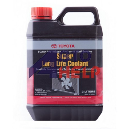 Антифриз TOYOTA Super Long Life Coolant G12 -37°C красный 2л 0888980070