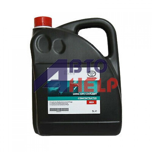 Антифриз TOYOTA Long Life Coolant G12 концентрат -80°C красный 5л 0888980014