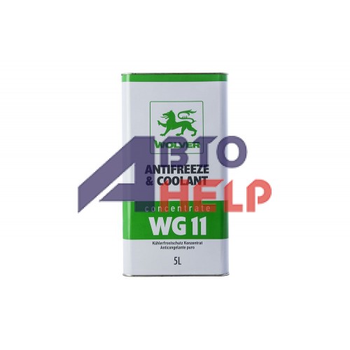Антифриз WOLVER Antifreeze Concentrate G11 концентрат -80°C зелёный 5л