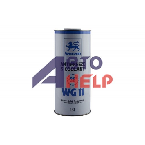 Антифриз WOLVER Antifreeze & Coolant Ready for use G11 -40°C синий 1,5л