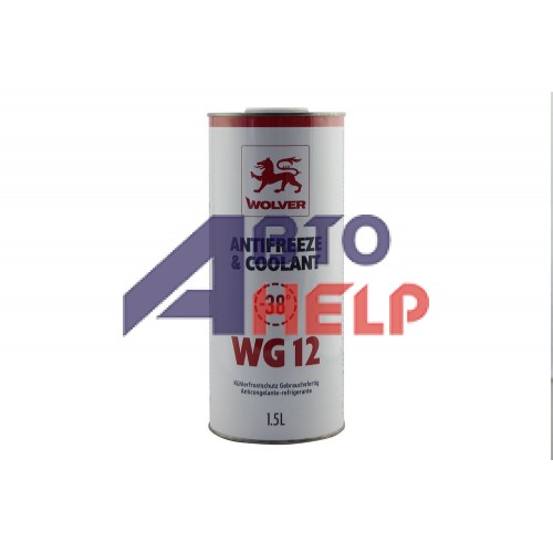 Антифриз WOLVER Antifreeze & Coolant Ready for use G12 -40°C красный 1,5л