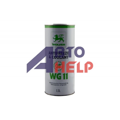 Антифриз WOLVER Antifreeze & Coolant Ready for use G11 -40°C зелёный 1,5л
