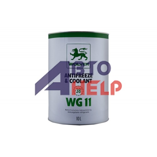Антифриз WOLVER Antifreeze & Coolant Ready for use G11 -40°C зелёный 10л