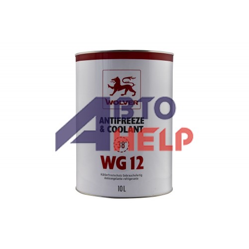 Антифриз WOLVER Antifreeze & Coolant Ready for use G12 -40°C красный 10л