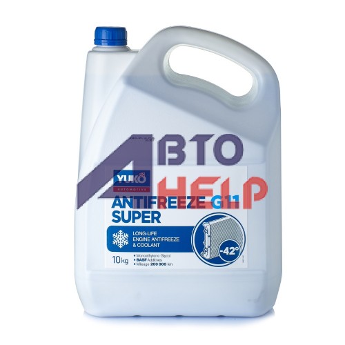 Антифриз YUKO Super G11 -42°C синий 10л