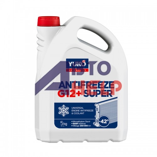 Антифриз YUKO Super G12+ -42°C красный 5л