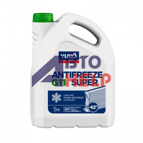 Антифриз YUKO Super G11 -42°C зелёный 5л