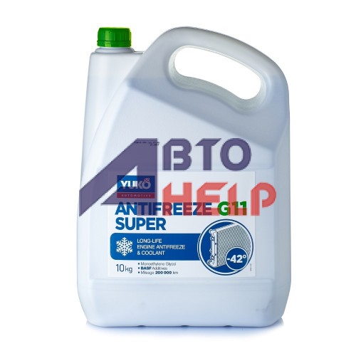 Антифриз YUKO Super G11 -42°C зелёный 10л