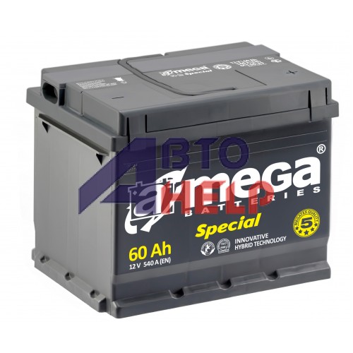 Аккумулятор A MEGA 6СТ-60Ah Аз Special (540EN)