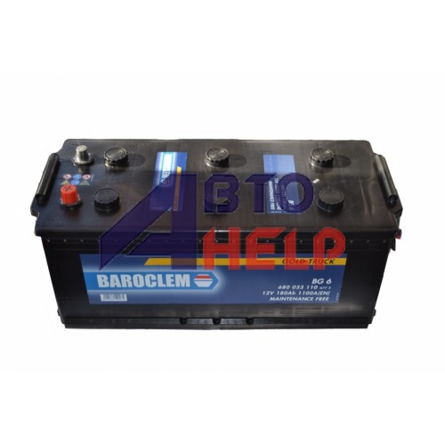 Аккумулятор Baroclem 6СТ-180 АзЕ Truck (680 033 110BA), (1100EN)