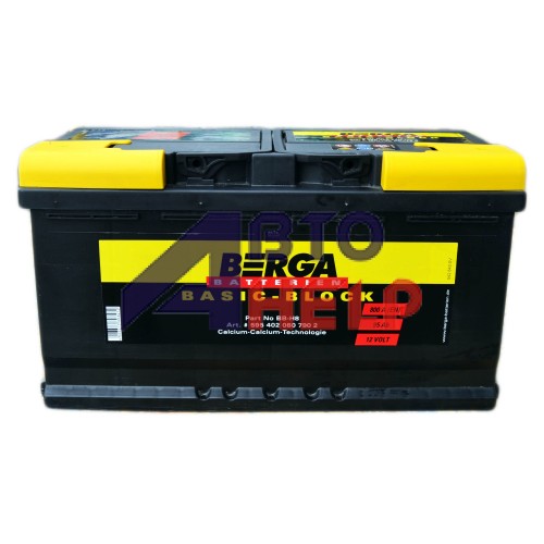 Аккумулятор BERGA 6СТ-95 АзЕ Basic Block (800EN)