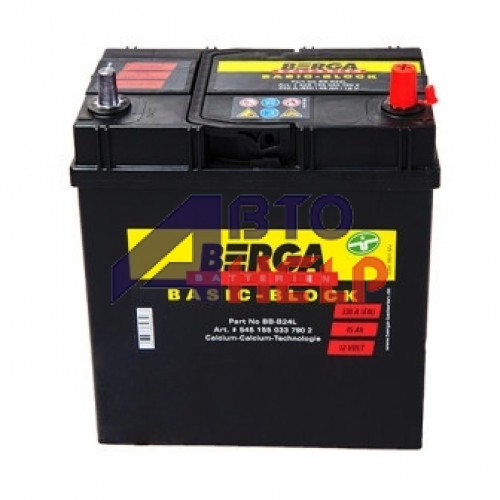 Аккумулятор BERGA 6СТ-35А АзЕ ASIA Basic Block (300EN) (535118030)