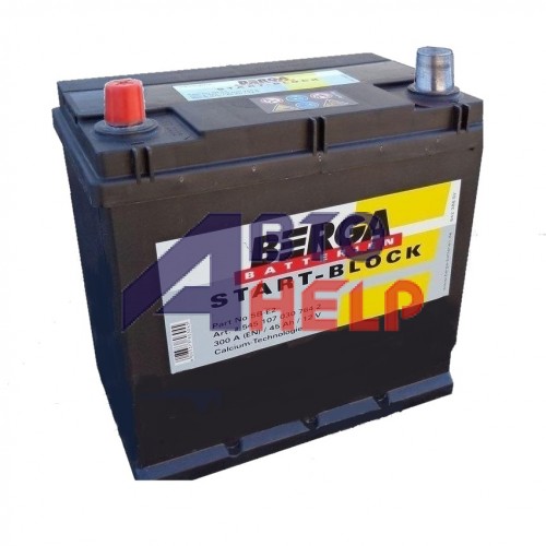 Аккумулятор BERGA 6СТ-45А Аз ASIA Start Block (300EN) (545107030)