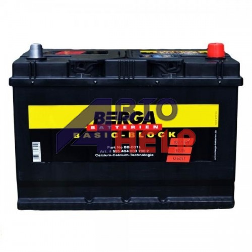 Аккумулятор BERGA 6СТ-95А АзЕ ASIA Basic Block (830EN) (595404083)