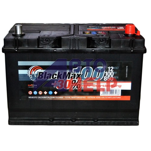 Аккумулятор BlackMax 6СТ-100Ah АзЕ B4028 ASIA (850EN)