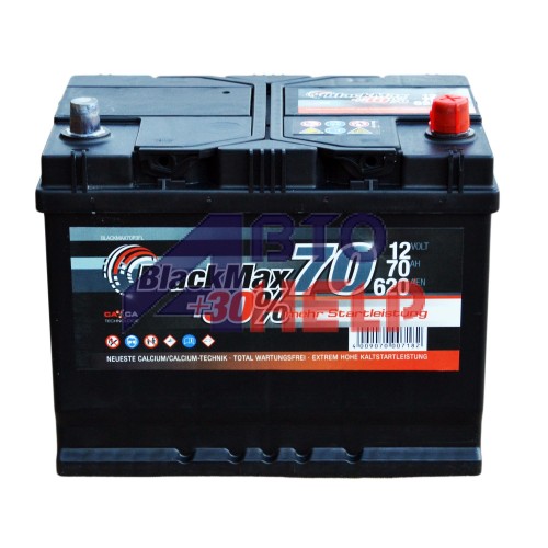 Аккумулятор BlackMax 6СТ-70Ah АзЕ B4026 ASIA (620EN)