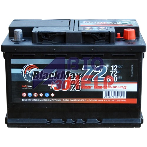 Аккумулятор BlackMax 6СТ-72Ah АзЕ B4007 (680EN)