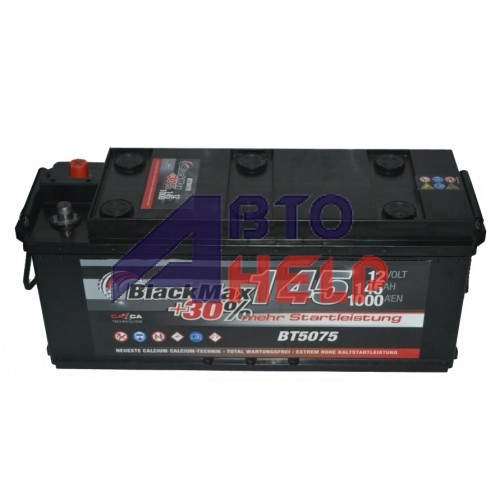 Аккумулятор BlackMax 6СТ-145 Аз BT5075 (1000EN)