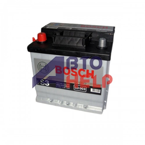 Аккумулятор BOSCH S3 6СТ-45Ah Аз (S3003) (400EN)