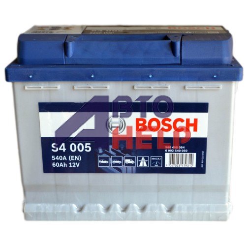 Аккумулятор BOSCH S4 6СТ-60Ah АзЕ (S4005) (540EN)