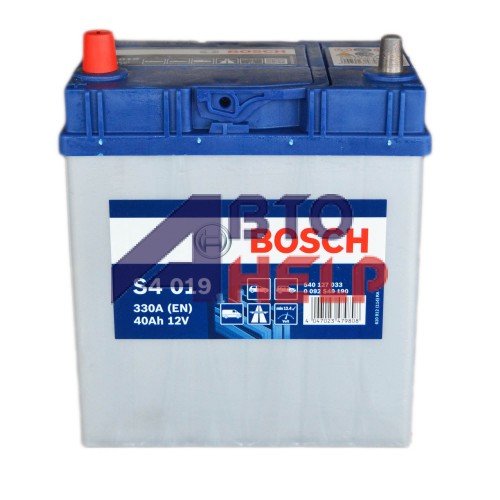 Аккумулятор BOSCH S4 6СТ-40Ah Аз (S4019) АЗИЯ TK (330EN)