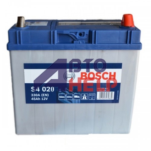 Аккумулятор BOSCH S4 6СТ-45Ah АЗИЯ АзЕ (S4020) ТК (330EN)