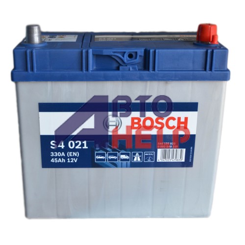 Аккумулятор BOSCH S4 6СТ-45Ah АзЕ (S4021) АЗИЯ (330EN)