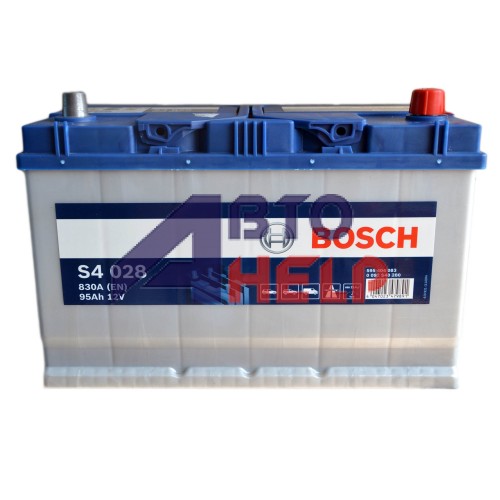 Аккумулятор BOSCH S4 6СТ-95Ah АзЕ (S4028) АЗИЯ (830EN)