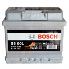 Аккумулятор BOSCH S5 6СТ-52Ah АзЕ (S5001) (520EN)