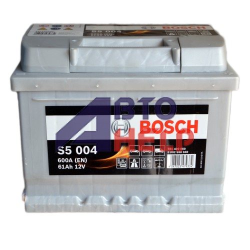 Аккумулятор BOSCH S5 6СТ-61Ah АзЕ (S5004) (600EN)