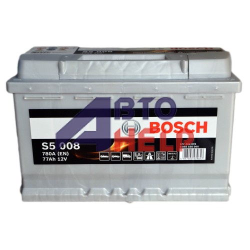 Аккумулятор BOSCH S5 6СТ-77Ah АзЕ (S5008) (780EN)