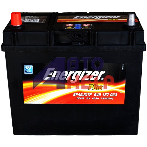 Аккумулятор ENERGIZER Plus 6СТ-45Ah Аз Asia ТК (EN330)