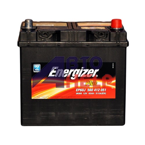 Аккумулятор ENERGIZER Plus 6СТ-60Ah АзЕ Asia (EN510)